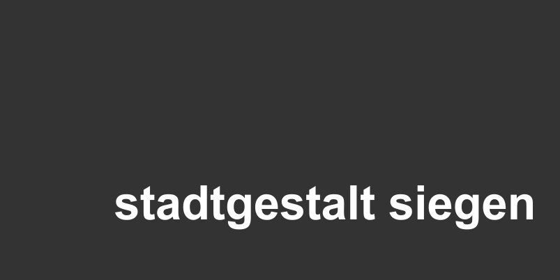 Stadtgestalt Siegen